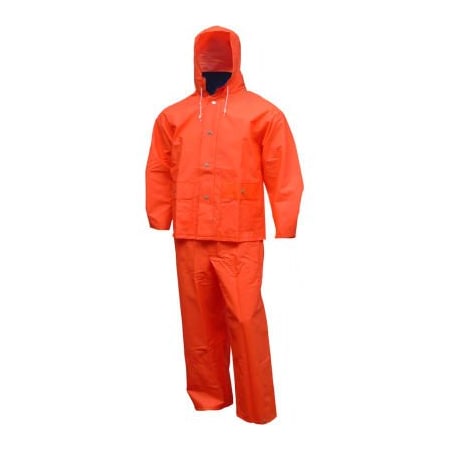 Tingley Tingley S63219 Comfort-Tuff 2 Pc Suit, Blaze Orange, Attached Hood, XL S63219.XL
